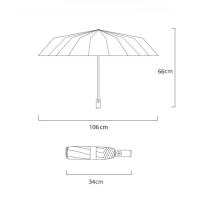 Paraguas automático de tres pliegues, sombrilla portátil de doble uso, plegable, grande, resistente al viento, ligero, para publicidad - details 14