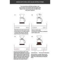Mini Escala De Café Con Timer Recargable Escala Inteligente Para Café Expreso Y Pour over Pantalla LED Precisión De 0.1g - details 6