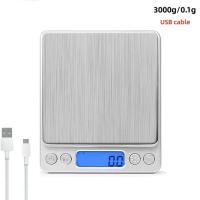 Báscula Digital De Cocina Mini Portátil Acero Inoxidable Precisión Joyería Balanza Electrónica Peso Oro Gramo 0.1/3000g Escalas Electrónicas - details 7