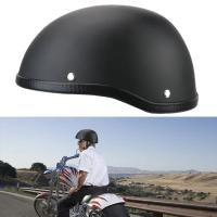 Casco De Motocicleta Universal Retro Medio Cara Para MTB Bicicleta De Carril Seguridad Moda Accesorios De Motocicleta Unisex ABS 453g - details 0