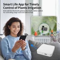 Controlador De Riego Inteligente TNCE Tuya Bluetooth Timers De Jardín 2 Vías Regulador De Válvula De Agua Con Retardo Por Lluvia Programable Para Jardín - details 4