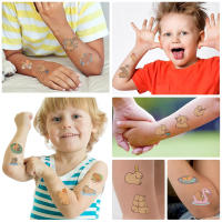 10Pcs/set Pegatinas De Tatuaje Capybara Para Niños Dibujos Animados Temporales Hidrofóbicos Regalo De Cumpleaños Para Niños Boys Y Girls - details 4