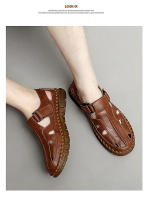 Zapatos De Hombre Hechos a Mano Casual Transpirables De Cuero Suede Antideslizantes Para Exterior Y Caminar En Venta Caliente - details 3