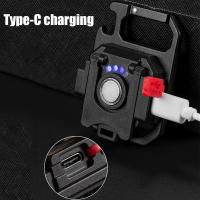Linterna LED Multifuncional Miniatura Con Llavero Luz De Trabajo COB Recargable Por Tipo-C Torcha De Bolsillo Para Camping Al Aire Libre Emergencias - details 20
