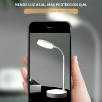Lámpara De Mesa LED Portátil Con Control De Brillo USB Y Pilas Potenciada Para Escritorio Luz Nocturna De Lectura Para Dormitorio Protección Ocular Lámpara De Lado Para Cama - details 6