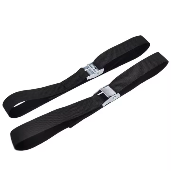2Pcs Cinturones De Enlace Para Motocicleta Con Hebilla De Metal Correa De Carga Rígida Para Equipaje Y Bolsas De Viaje - 1