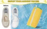 Bolsa De Lavar Zapatos Máquina De Lavar Ropa Lavadora Y Secadora Reutilizable Para Todos Los Tipos De Zapatos Tamaños Con Cierre De Cremallera Y Fibra Fluffy Padded Protección Para Zapatillas - details 1