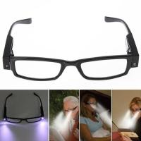 Gafas De Lectura LED Con Luz Para Hombres Y Mujeres Gafas De Moda Con Marco Completo +1.0 +1.5 +2.0 Hasta +4.0 Anti-reflejo Polícartón Unisex - details 3