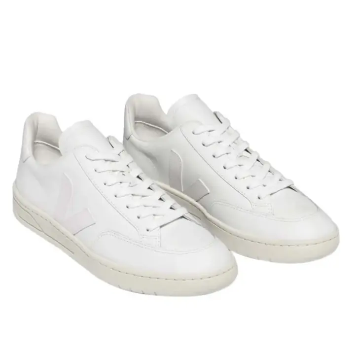 Calzado mujer Zapatillas Veja Zapatillas V-12 Leather Blanco - 1