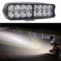 Luz Frontal De Bicicleta Eléctrica 2pc 12V-80V LED Super Brillante Para Moto Y Triciclo Accesorios De Bicicleta 8/12/16 LEDs - details 0