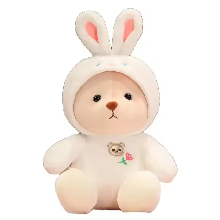 Juguete De Peluche Teddy Oso Con Sombrero Desmontable Dinosaurio Cerdo Y Otros Personajes De Cartoon Para Niños Regalo De Cumpleaños - 1