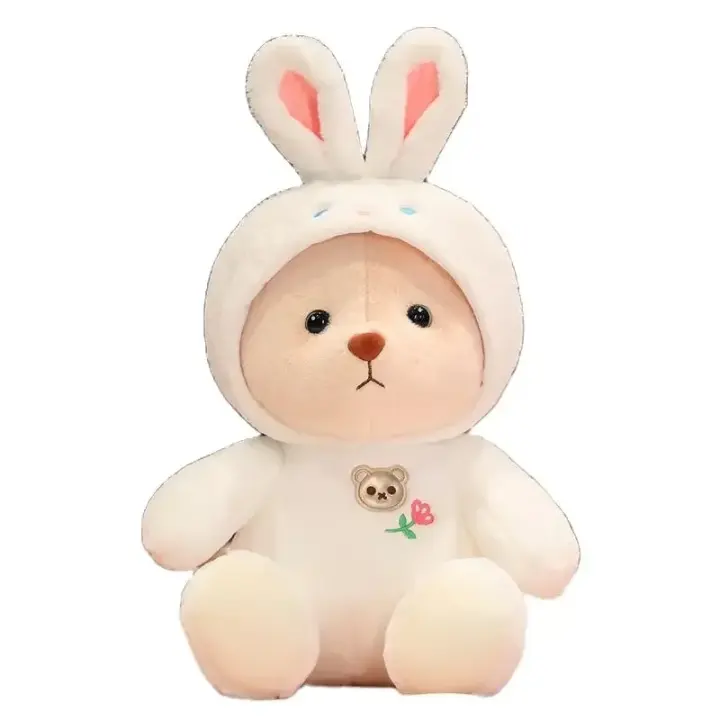 Juguete De Peluche Teddy Oso Con Sombrero Desmontable Dinosaurio Cerdo Y Otros Personajes De Cartoon Para Niños Regalo De Cumpleaños - 1