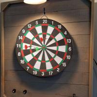 Juego de dardos, juego de dardos de doble cara de 15 pulgadas con 6 dardos de acero y plástico, artículos para adultos, bares, salas de juegos, salas de billar, deportes de ocio familiares - details 2