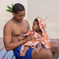 Poncho de Playa y Piscina Sea Stars de Swim Essentials. 65x65 cm. - details 5