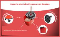 Banner - Soporte de Cubo Fregona con ruedas