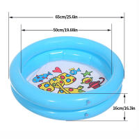 Piscina De Natación Para Bebés 65x65CM Juguete Acuático Inflable Para Verano Forma Redonda Con Diseño De Animales Lindos Para Niños - details 4