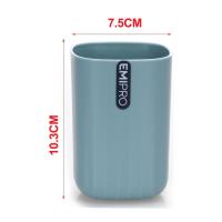 Accesorios Baño, Set Completo Jabonera, Dispensador Jabon, Escobilla, Vaso para Enjuague,Jabonera, Kit de Decoracion para Baños de 4 piezas - details 3