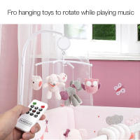 Juguete Musical Para Cuna De Bebé Con 35 Canciones Caja De Música Control Remoto Y Llavero USB Movimiento De Campanas Para Niños - details 2