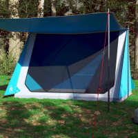 vidaXL Tienda de campaña 2 personas tela opaca impermeable Color Blanco opaco,  Azul,  Gris y naranja y mas - details 1