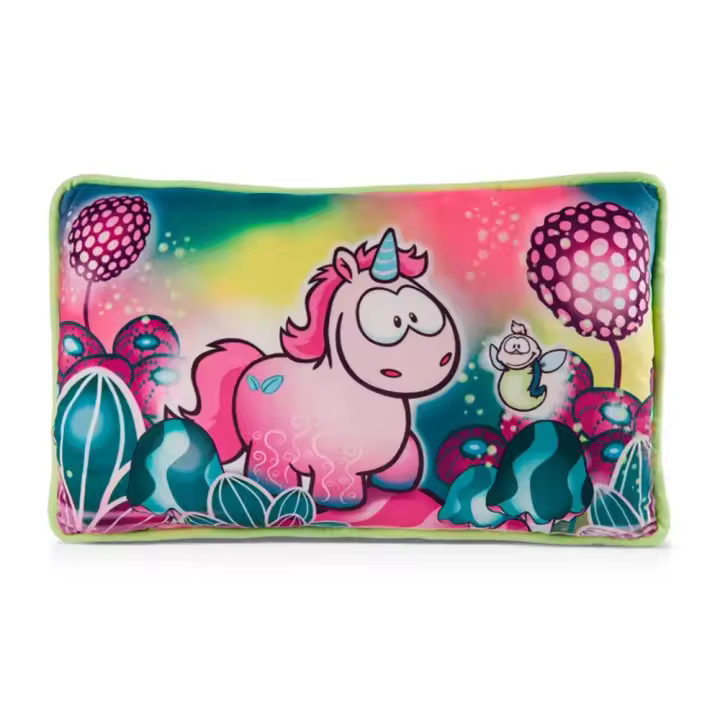 Nici Cojín Unicornio Medianoche Floral Y Luciérnaga Glim Jim - 1