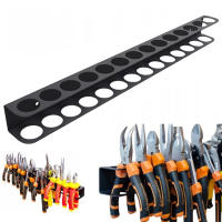 Soporte De Herramientas De Pared Organizador De Herramientas 14 Agujeros Para Martillo Pinzas Destornillador Kit De Almacenamiento De Herramientas RC Base Estandar De Hierro - details 6