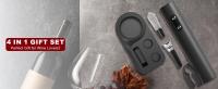 Set De Abrevidrios Eléctricos Con Base De Carga O Potenciado Por Batería Y Luz LED Adecuado Para Enthusiastas Del Vino - details 9