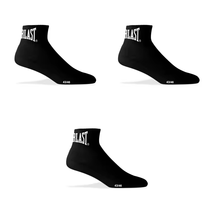 Pack 3 Pares Calcetines Deporte Quarter Everlast - 1