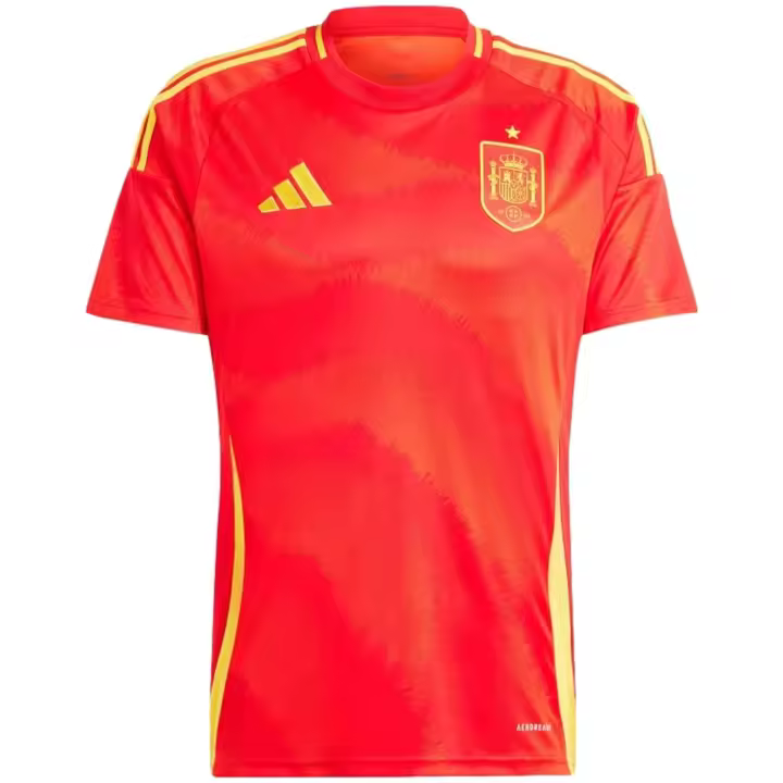 Camiseta de Futbol Adidas Spain Home 2024 para hombre en color rojo - 1
