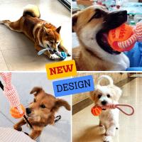 Bola De Juguete Para Perros Con Correa Resistente Masticadora Y Limpieza De Dientes Juguete Interactivo Anti-Boredom Para Muelas - details 13