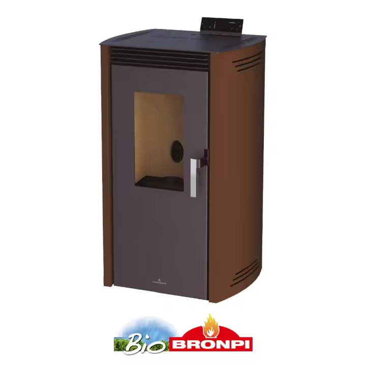 Estufa de pellets 12kw Bronpi NOA - 1