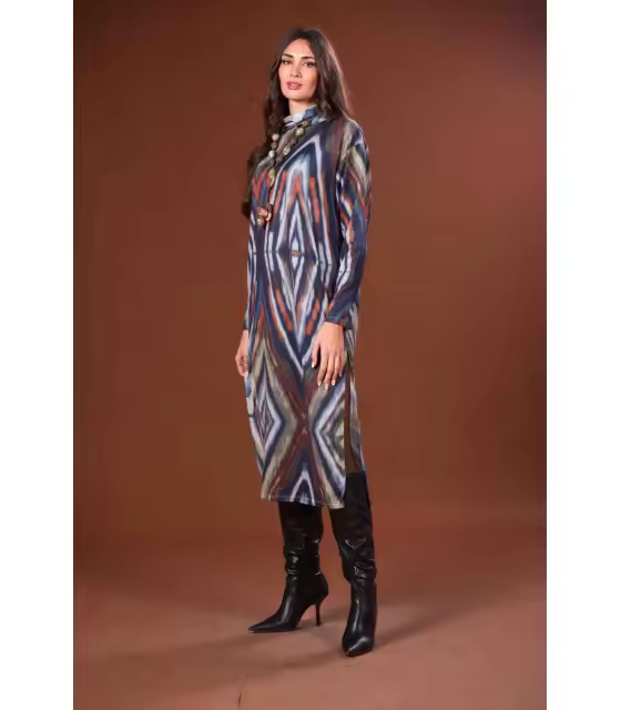 VESTIDO CISNE JERSEY ROMBO KAHYRA Kahyra V2344C - 1