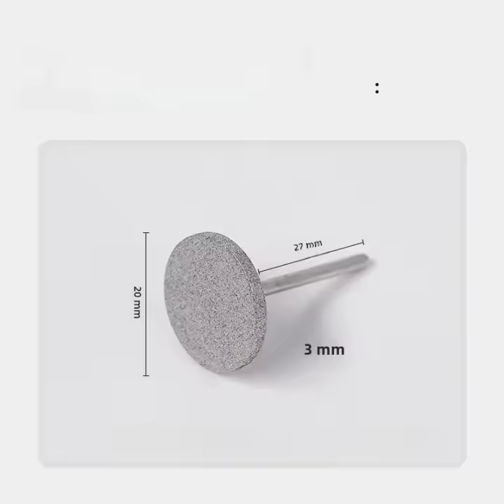 Cabeza De Perforación De Diamante Para Uñas Y Pies Metálica De Salón Remover Callos Y Muñecos Con Broca Eléctrica - 1