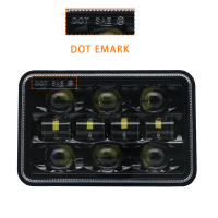 Faros LED 12V 24V 4x6 Pulgadas H4 Lámpara De Trabajo Cuadrada Para Reemplazo En Coches Jeep Motocicletas Camiones GMC Chevrolet - details 14