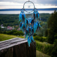 1pcs Colgante De Soñador De Árbol De La Vida Azul Estilo Bohemio Decoración Para El Hogar Y Las Paredes Regalo Para El Nuevo Hogar - details 7