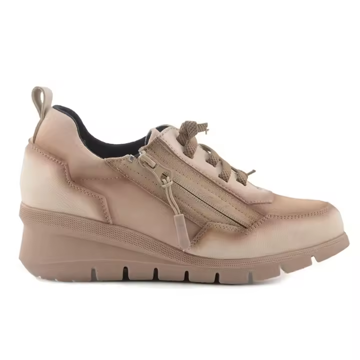 Zapatillas Casual beige de Piel by Tekila Piel Piel y textil Textil, extraible, efecto memoria y antibacteriano - 1