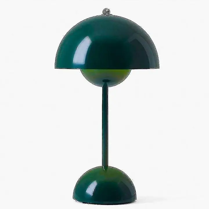 Lámpara de mesa de flores recargable nórdica, lámpara de mesita de noche, decoración de mesa de dormitorio con forma de seta, lámpara de mesa nocturna, luces nocturnas [DB] - 1