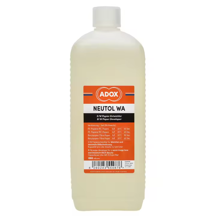ADOX NEUTOL Líquido WA 1 litro Revelador Papel Blanco y Negro - 1