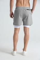 Nuevos Shorts De Verano Para Hombre Doble Capa Gimnasio Deportivo Secado Rápido Entrenamiento 2 En 1 Multibolsillos Pantalones De Correr - details 24