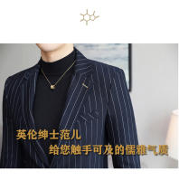 Traje De Boda Casual Para Hombre 2024 Corte Slim Ajustado Dos Botones Moda Boutique Talla S-5XL Polyester Traje Completo De Alta Gama - details 9