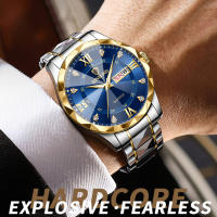 Reloj De Negocios Para Hombre Resistente Al Agua 30M Con Calendario Y Fecha Reloj De Cuarzo De Acero Inoxidable Con Zafiro Regalo - details 1