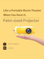 Mini Proyeector 1080P Mini Proyeector HD Micro Portátil A10 24W Potentes Alta Brill Aecuado Para El Hogar - details 3
