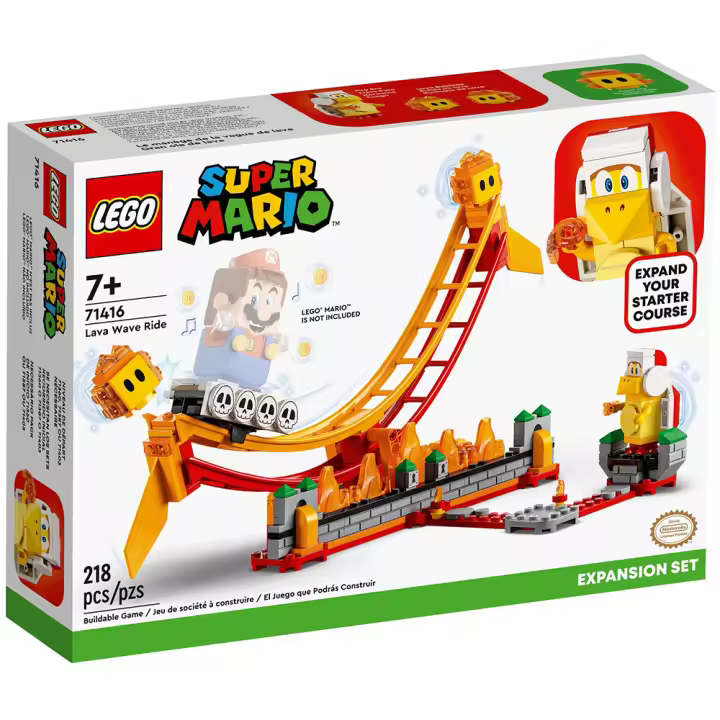 LEGO SUPER MARIO - SET DE EXPANSIÓN: GRAN OLA DE LAVA, 71416, TIENDA CON LICENCIA OFICIAL - 1