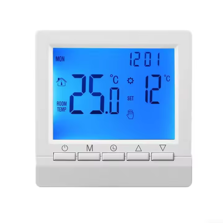 Pantalla termostato de calefacción de gas con pantalla, función con Pilas, perfecto para regulación de temperatura ambiente - 1