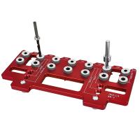 Kit De Juego De Herramientas Para Agujeros Rectos Y Bolsillo En Aluminio Locator De Agujeros De Punzón De Arco Iris Guía De Perforación Para Estante Juego De Herramientas De Carpintería DIY - details 8