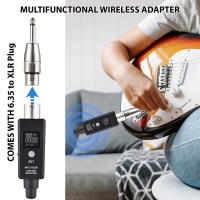 Micrófono Inalámbrico XLR Transmisor Receptor Sistema UHFWireless Para Mixer Guitarra Eléctrica Bajo 30m/98ft Transmisión 12V/48V - details 1