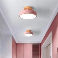 Lámpara De Techo LED En Madera Creativa Para Dormitorio Sala De Estar Pasillo Restaurante Iluminación Decorativa AC220V Instalación Fija - details 11