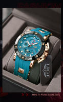 Reloj De Pulsera De Cuarzo TOP LIGE 2025 Para Hombre Lujo Resistente Al Agua Con Luminosidad Y Fecha Correa De Silicona Fashion Casual - details 1
