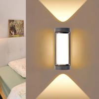 Lámpara De Pared LED Interior ABS Negra Moda Sencilla Iluminación Interior Para Dormitorio Sala De Estar Pasillo Luz De Techo - details 0
