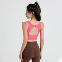 Sudadera Deportiva Para Mujer Push up Fitness Yoga Transpirable Running Vest Gimnasio Wear Top Tubo Bra Female Deporte Top - details 25