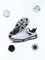 Nuevos Zapatos De Golf Para Hombre Autunno/Invierno Bajo Top Casual Zapatillas Antideslizantes Con Base Gruesa Deportes Al Aire Libre Moda Footwear - details 3
